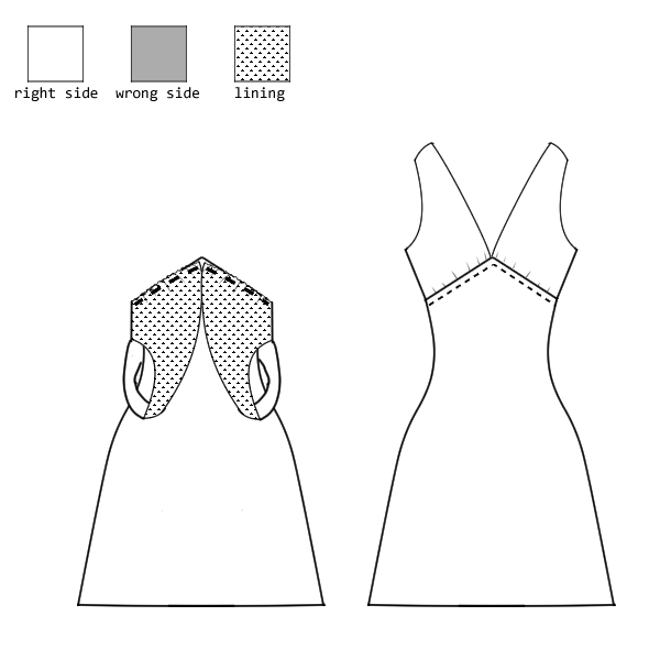 Attach the top pieces to the bottom piece