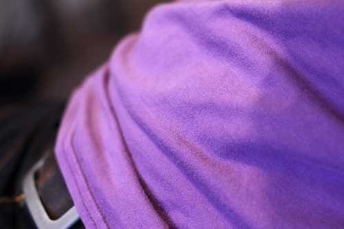 The hem at the bottom
of a T-shirt The hem at the bottom of a T-shirt